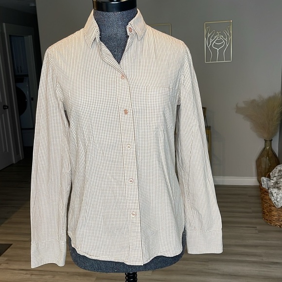 Pendleton Tops - Pendleton Plaid Checkered 100% Cotton Button Down Shirt Size Small